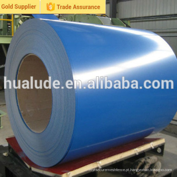 Bobina de aço revestido de cor galvanizada laminada a frio 600-1250mm